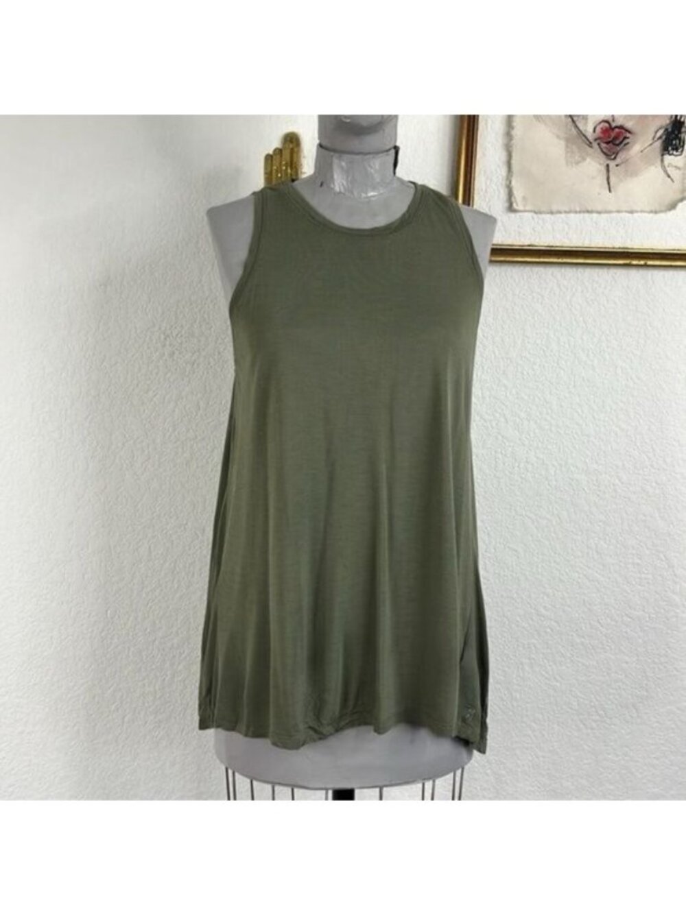 SWEATY BETTY Easy Peazy Tank Top In Moss Green
